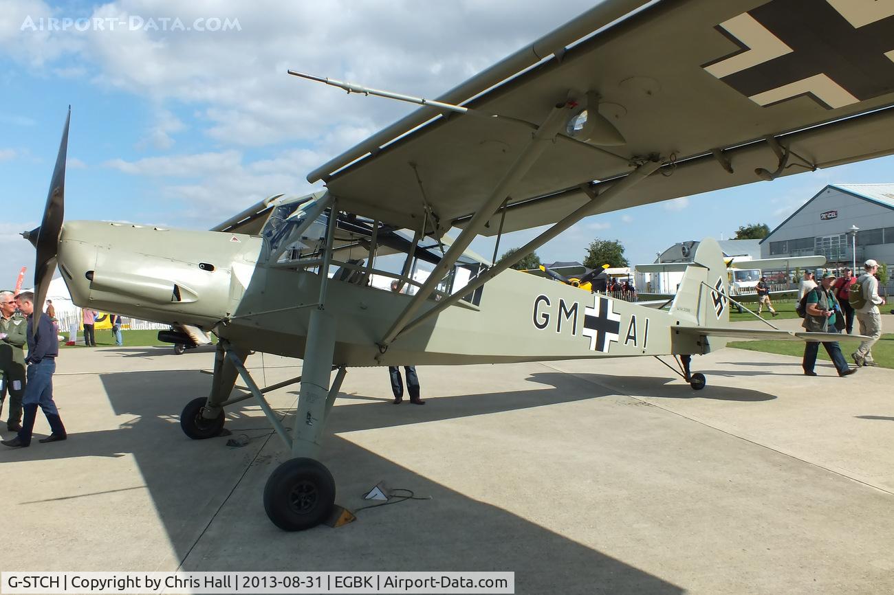 G-STCH, 1942 Fieseler Fi-156A-1 Storch C/N 2088, at the LAA Rally 2013, Sywell