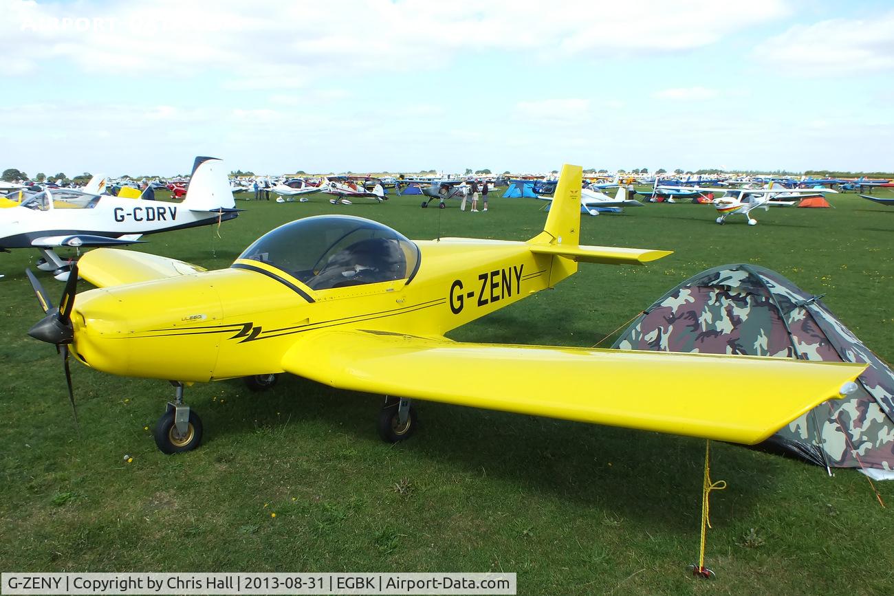 G-ZENY, 2008 Zenair CH-601 HD Zodiac C/N PFA 162-13668, at the LAA Rally 2013, Sywell