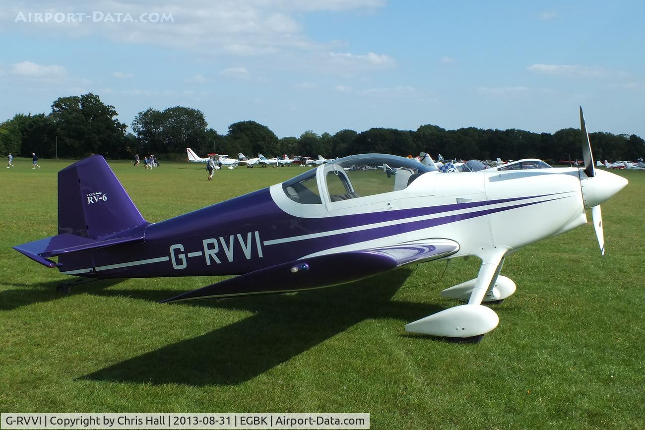 G-RVVI, 2000 Vans RV-6 C/N PFA 181-12418, at the LAA Rally 2013, Sywell