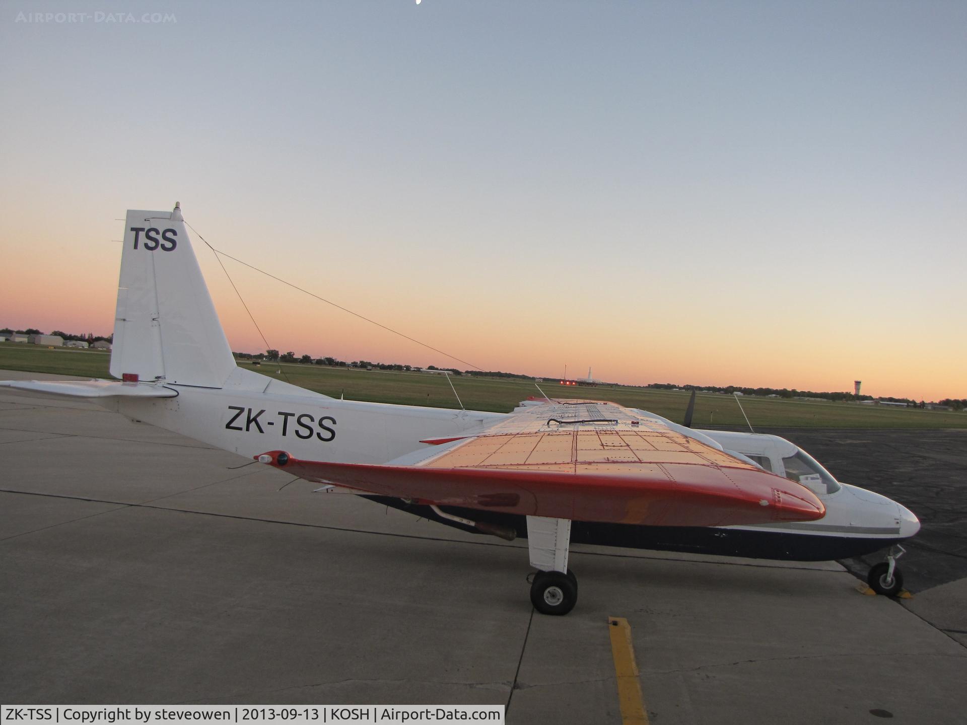 ZK-TSS, Britten-Norman BN-2A-26 Islander C/N 2043, Long way from Home Basler FBO ramp Oshkosh WI USA