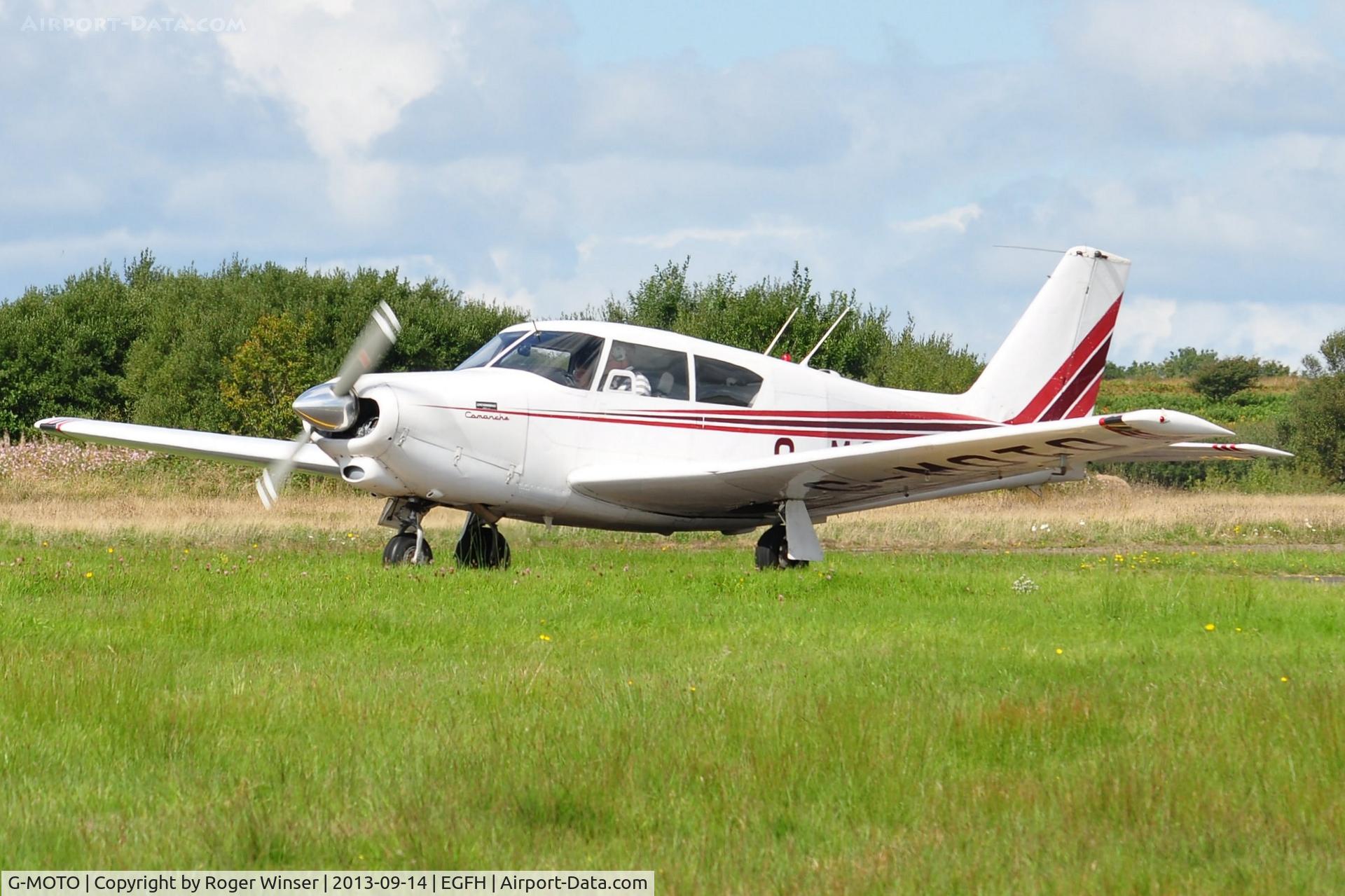 G-MOTO, 1962 Piper PA-24-180 Comanche Comanche C/N 24-3239, Visiting Piper Comanche.
