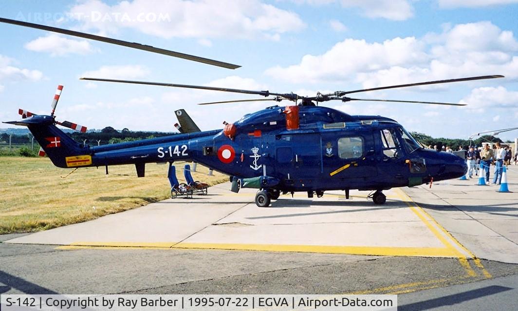 S-142, Westland Lynx Mk.80 C/N 142, Westland Lynx Mk.80 [142] (Royal Danish Navy) RAF Fairford~G 22/07/1995