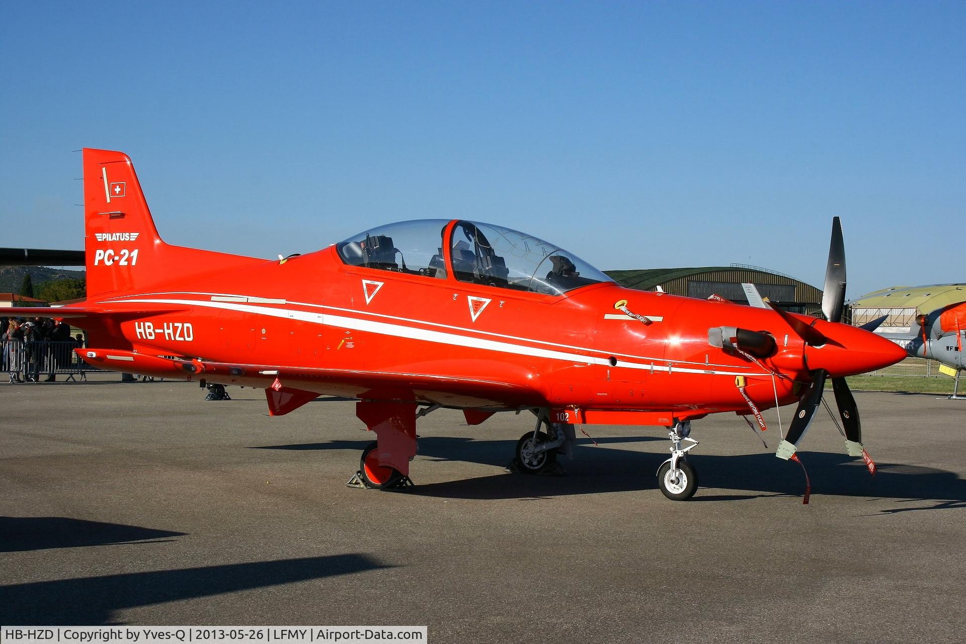 HB-HZD, 2007 Pilatus PC-21 C/N 102, Pilatus PC-2, Salon de Provence Air Base 701 (LFMY)