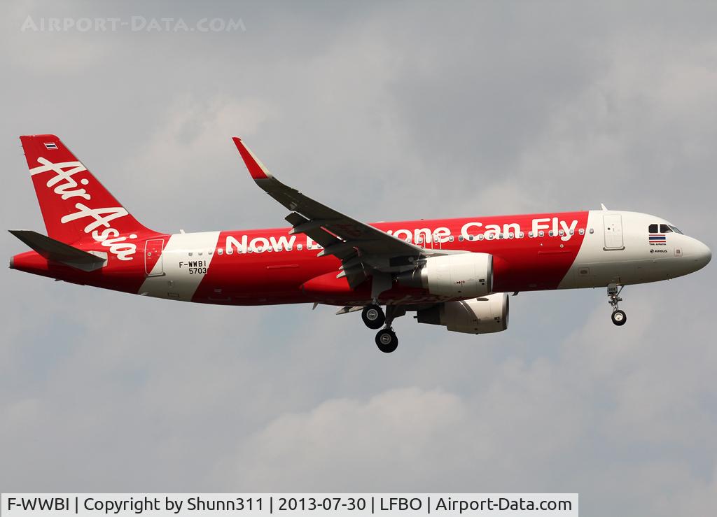 F-WWBI, 2013 Airbus A320-216 C/N 5703, C/n 5307 - To be HS-BBE