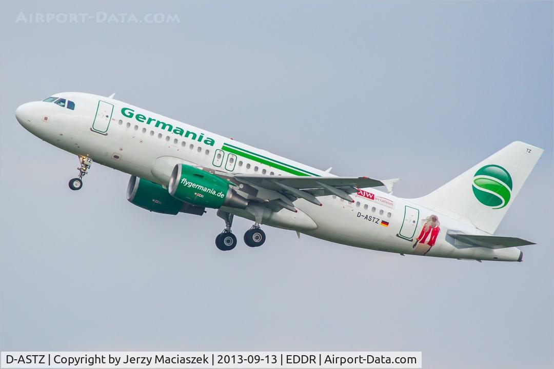 D-ASTZ, 2007 Airbus A319-112 C/N 3019, Airbus A319-112,
