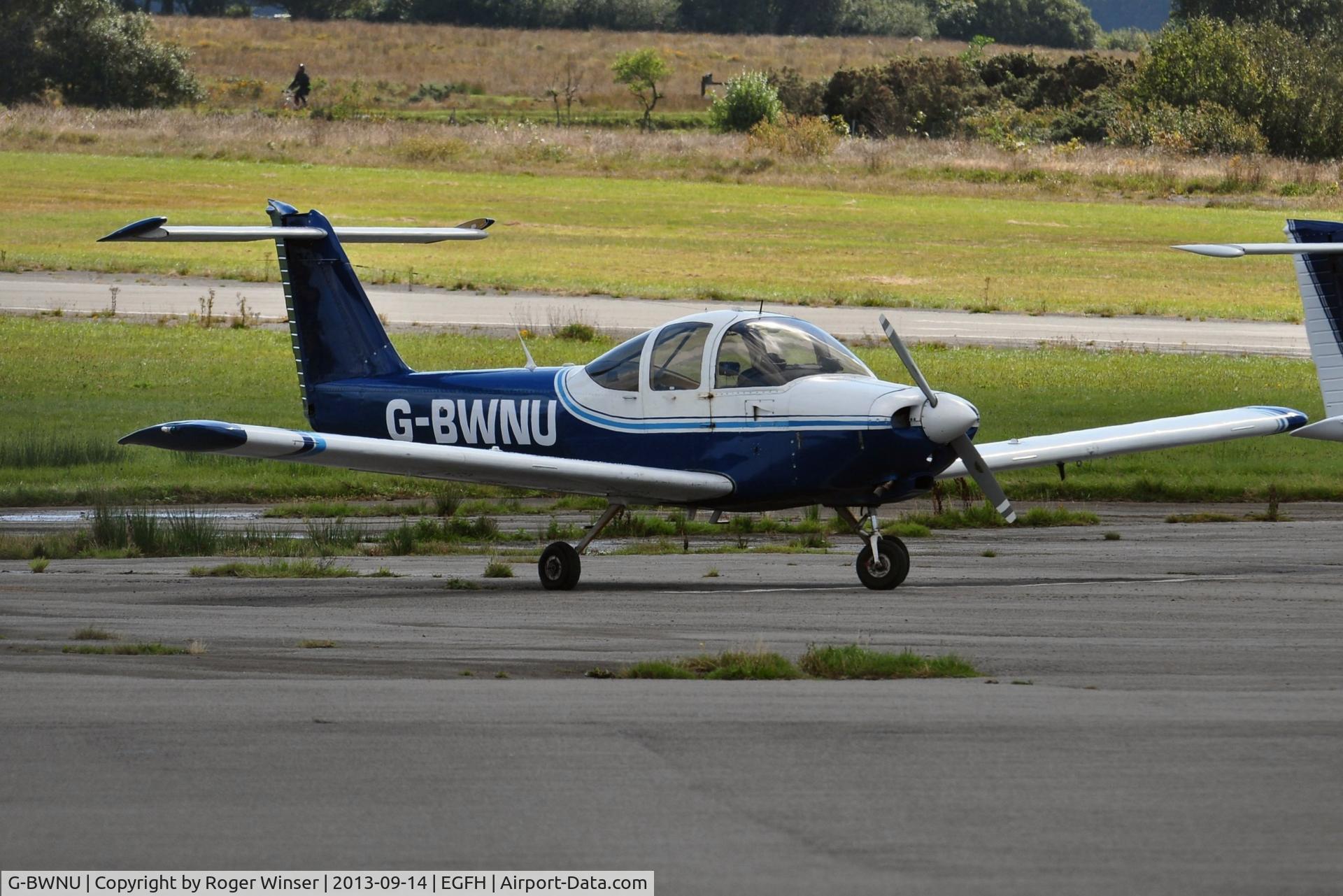G-BWNU, 1978 Piper PA-38-112 Tomahawk Tomahawk C/N 38-78A0334, Visiting Tomahawk of Kemble Aero Club. Ex-N9294T.