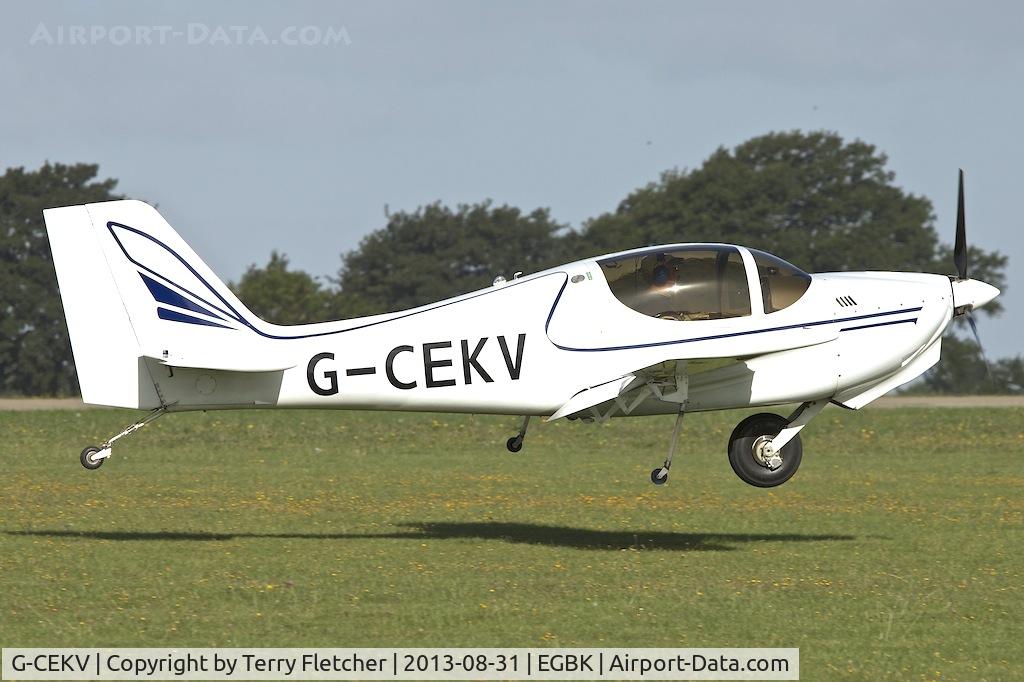 G-CEKV, 2007 Europa Monowheel C/N PFA 247-12493, Attended the 2013 Light Aircraft Association Rally at Sywell in the UK