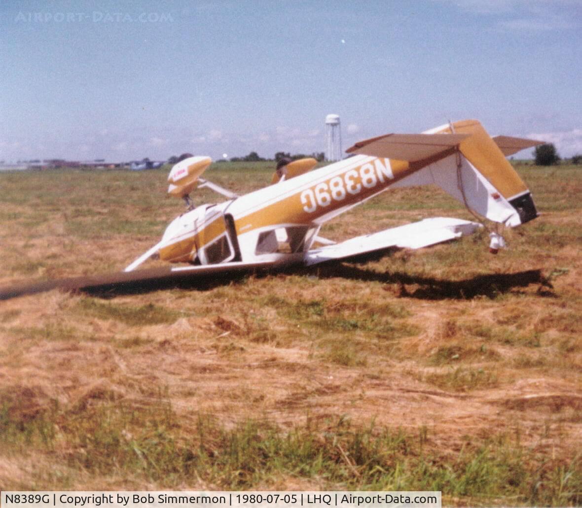 N8389G, Cessna 150F, Tornado Damage.  I got my private in this bird on 11-7-77