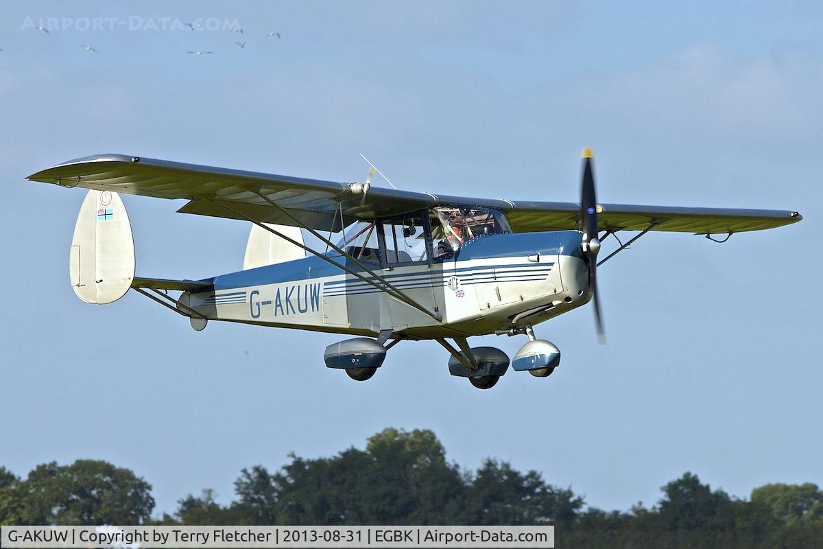 G-AKUW, 1948 Chrislea CH-3 Super Ace 2 C/N 105, Attended the 2013 Light Aircraft Association Rally at Sywell in the UK