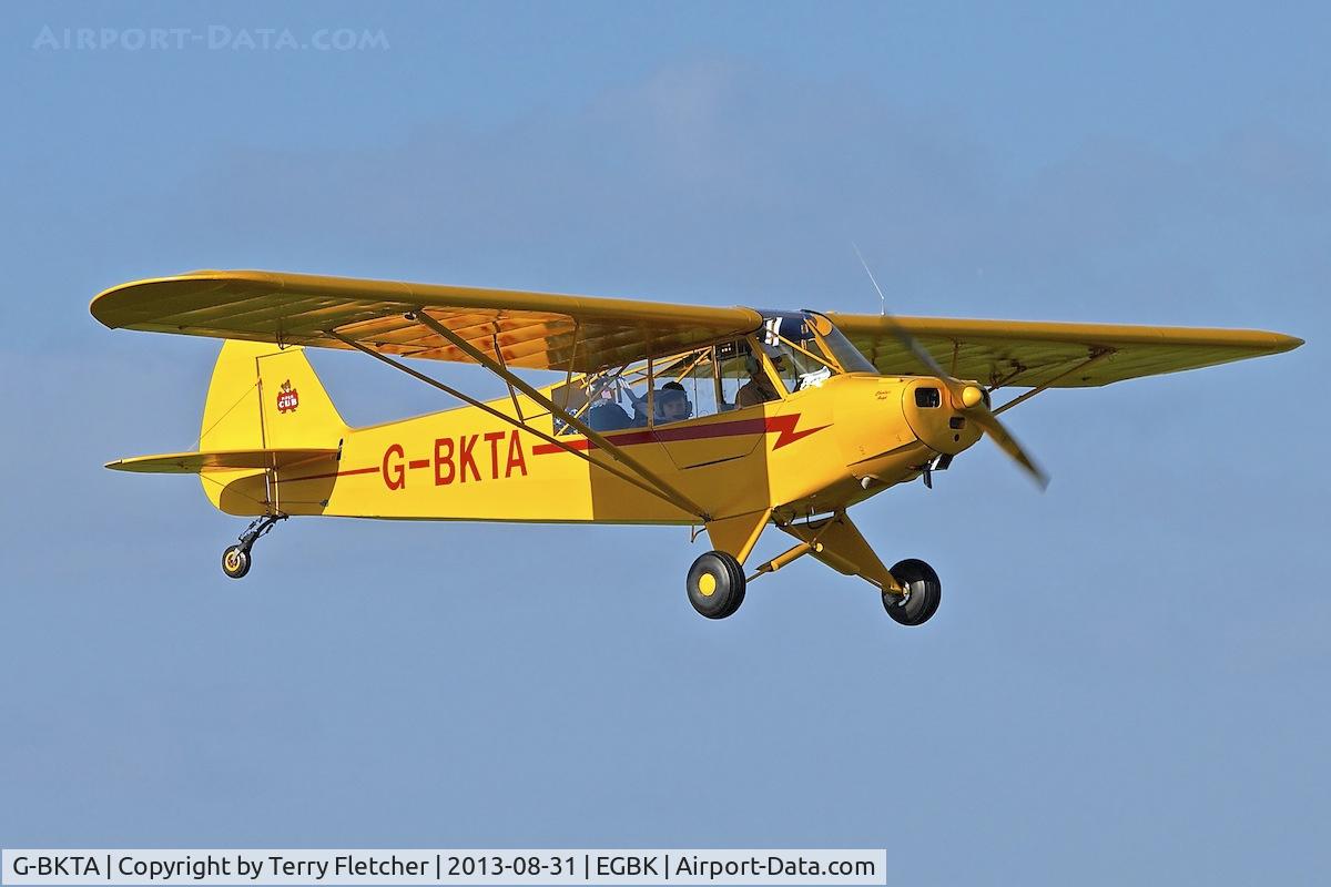 G-BKTA, 1953 Piper L-18C Super Cub (PA-18-95) C/N 18-3223, Attended the 2013 Light Aircraft Association Rally at Sywell in the UK  - ex USAF 53-4823 and Belgian AF
 L-149