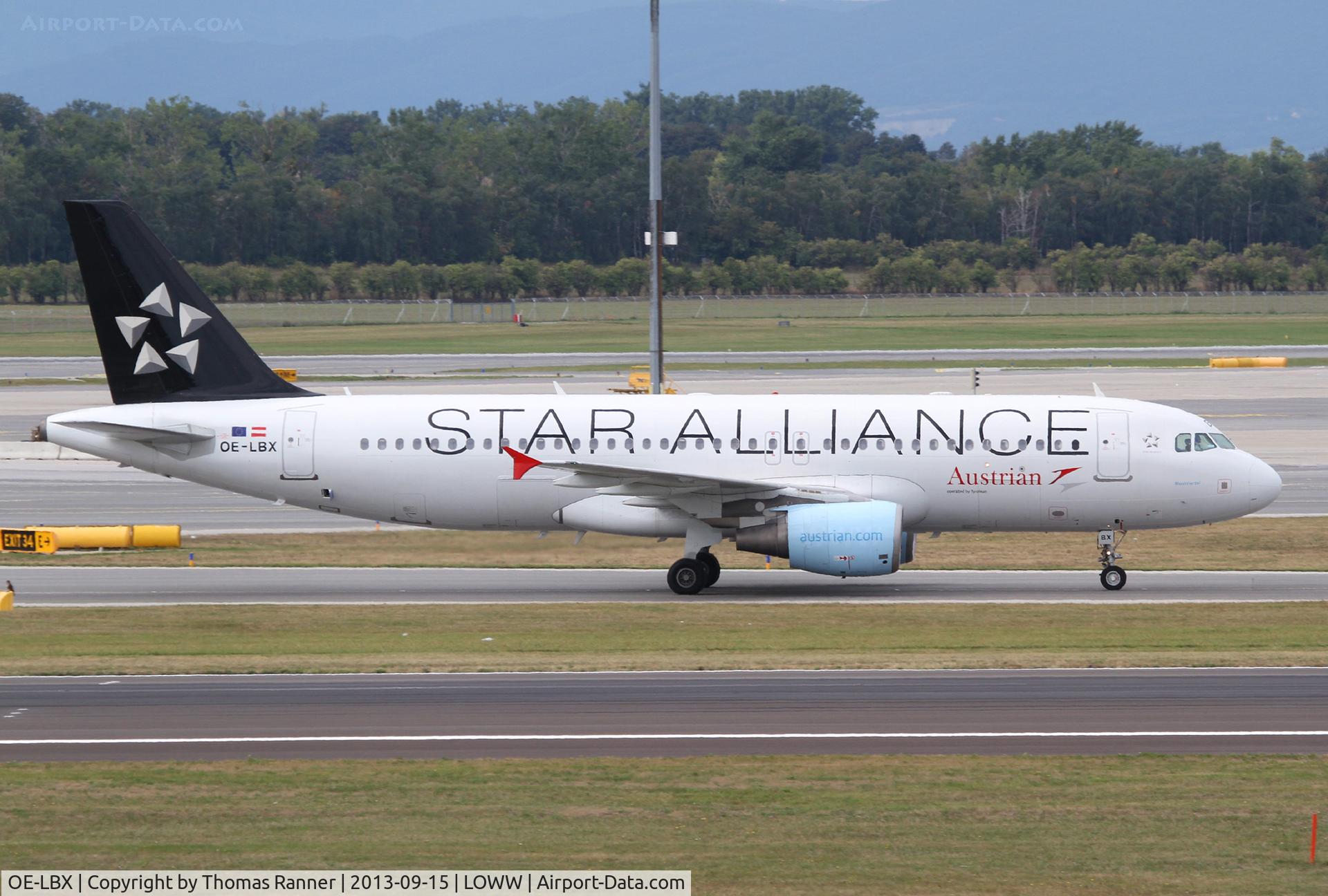 OE-LBX, 2002 Airbus A320-214 C/N 1735, Austrian A320