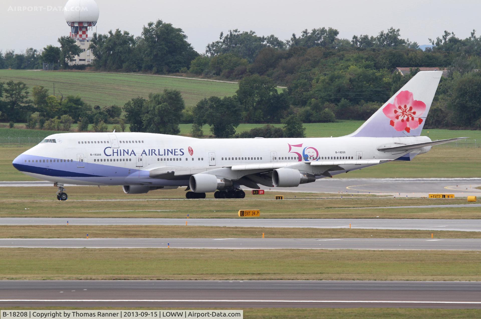 B-18208, 1998 Boeing 747-409 C/N 29031, China Airlines B747