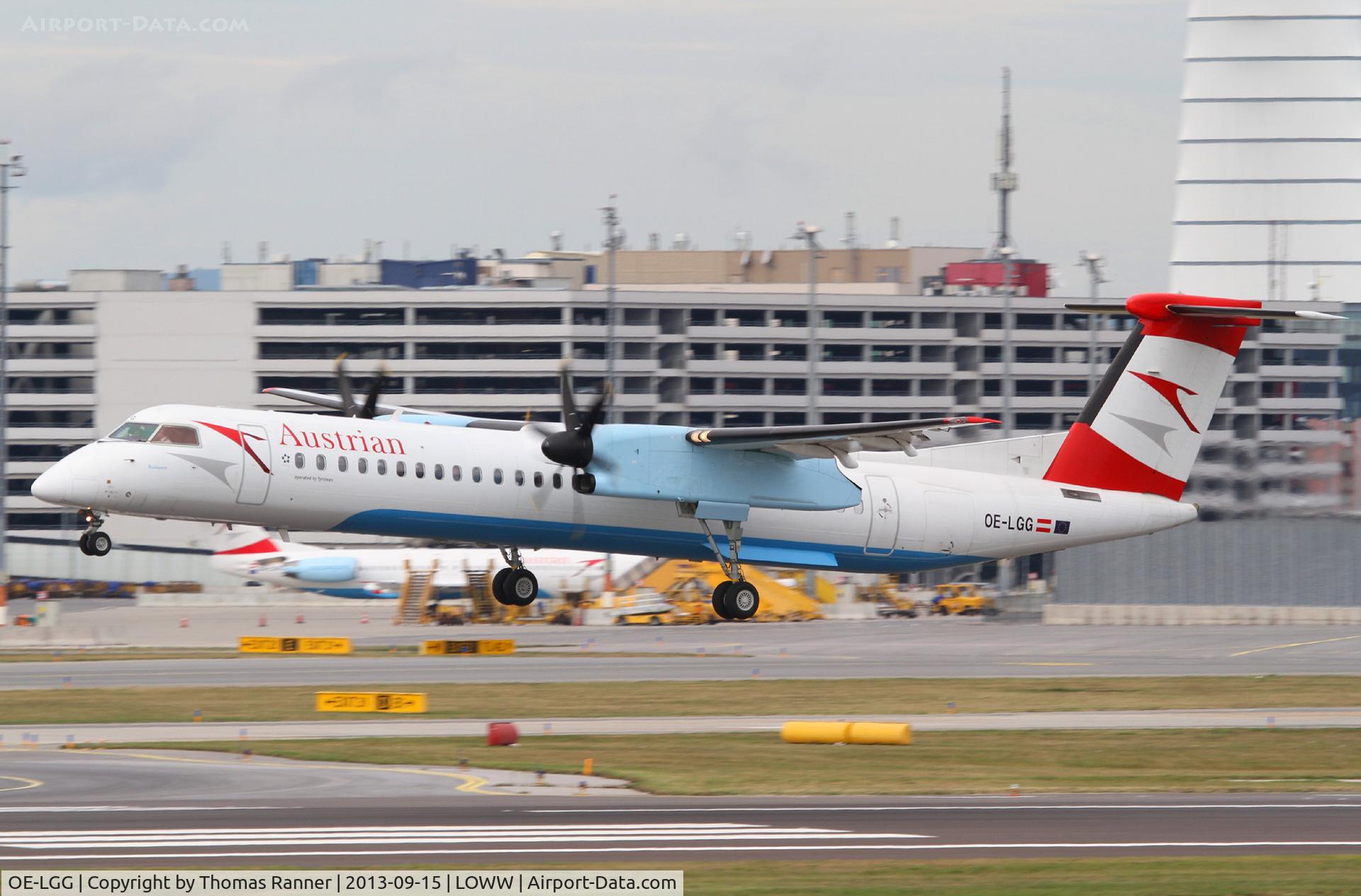 OE-LGG, 2002 De Havilland Canada DHC-8-402Q Dash 8 C/N 4074, Austrian DHC-8
