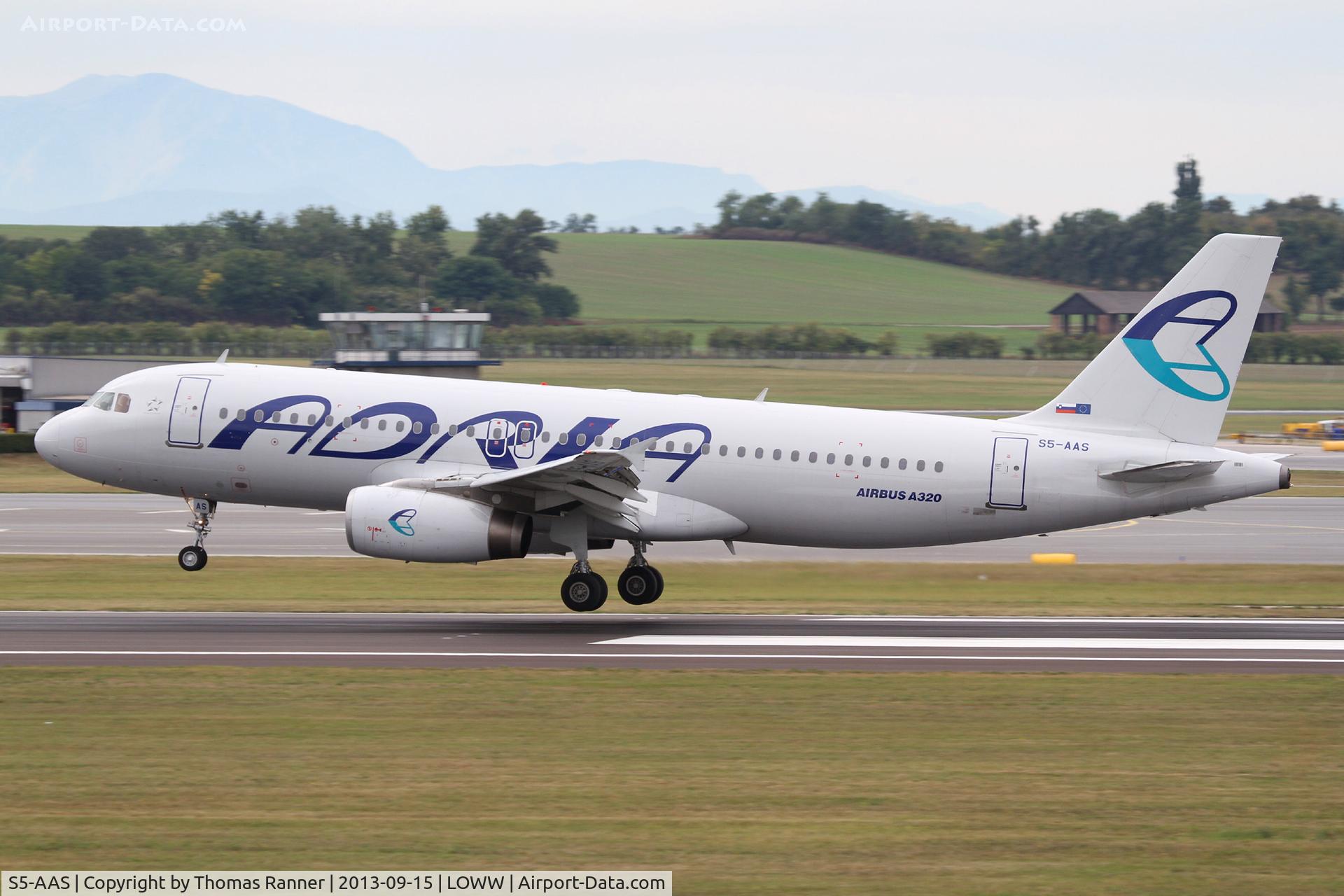 S5-AAS, 1993 Airbus A320-231 C/N 444, Adria A320