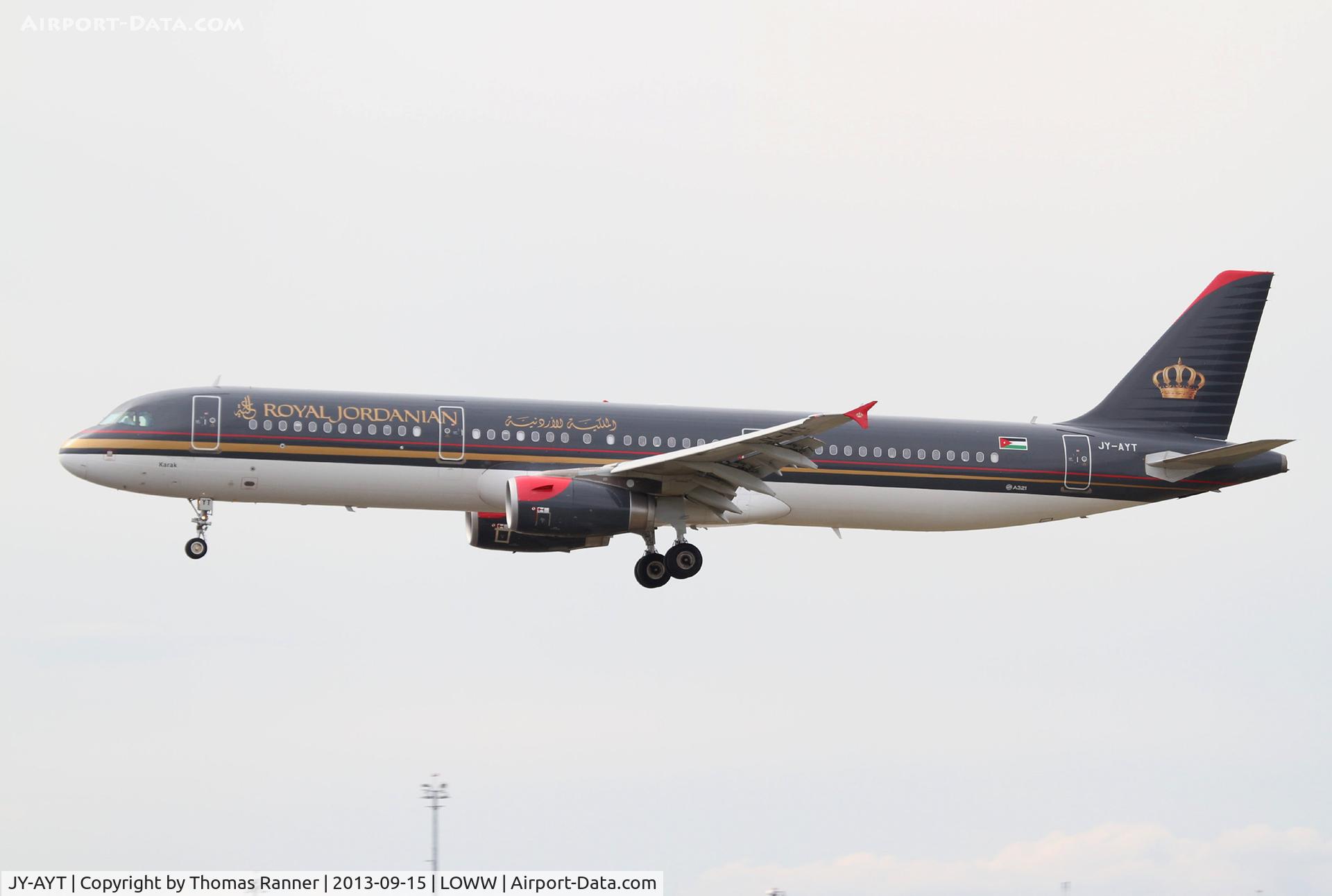 JY-AYT, 2012 Airbus A321-231 C/N 5099, Royal Jordanian A321