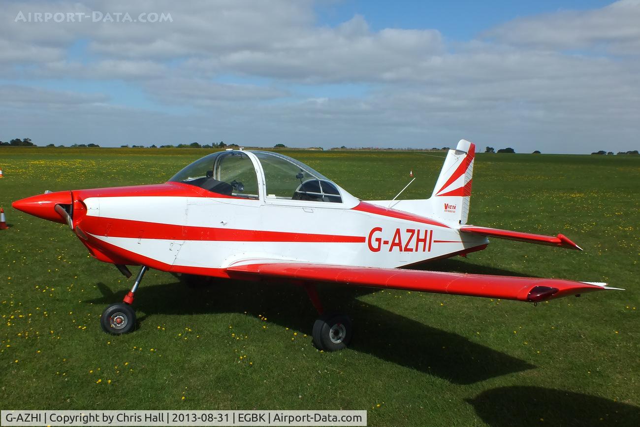 G-AZHI, 1971 AESL Glos-Airtourer Super 150/T5 C/N A540, at the LAA Rally 2013, Sywell