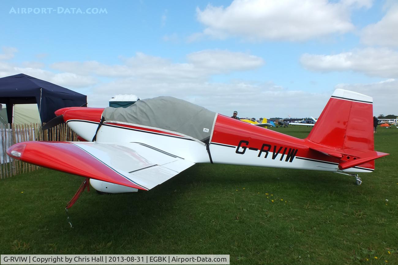 G-RVIW, 2010 Vans RV-9 C/N PFA 320-13924, at the LAA Rally 2013, Sywell
