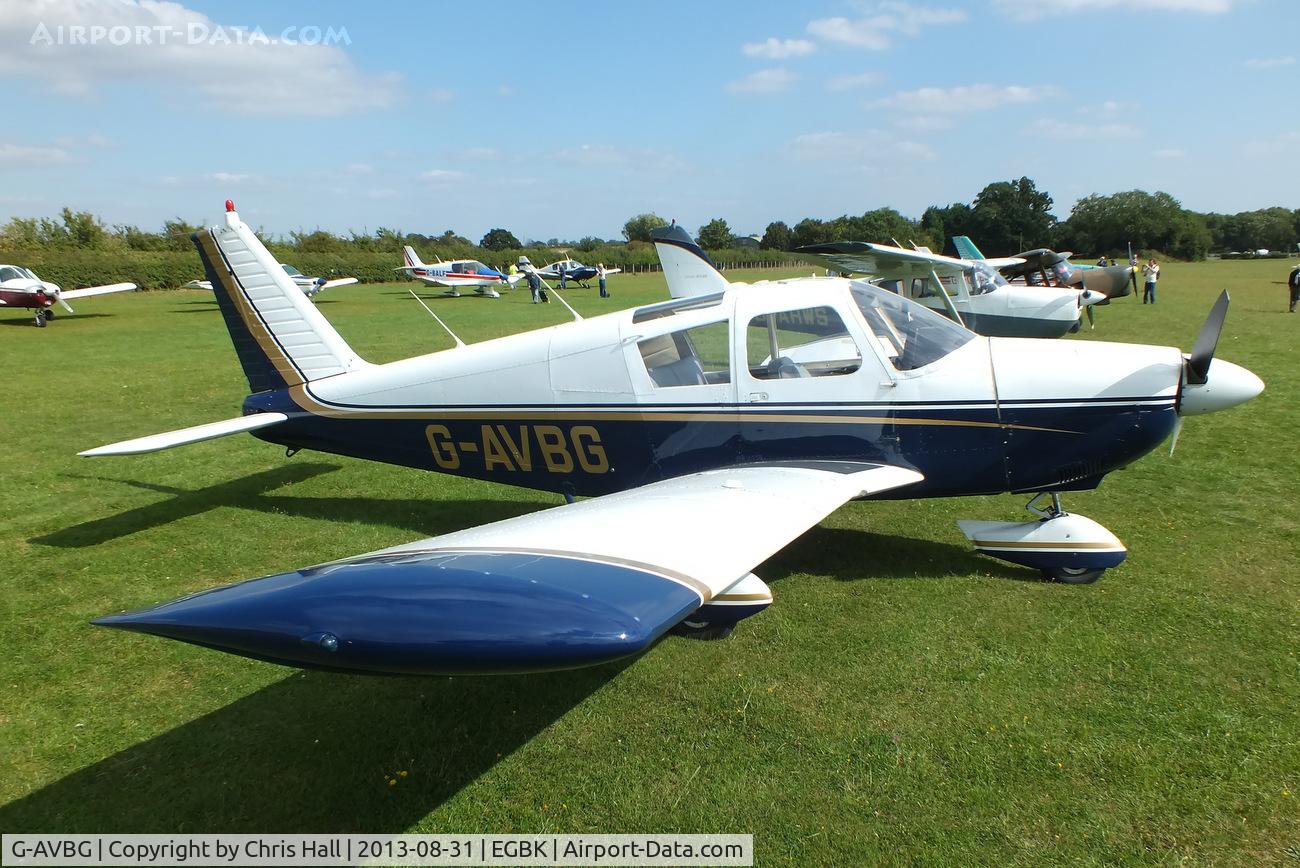 G-AVBG, 1966 Piper PA-28-180 Cherokee C/N 28-3801, at the LAA Rally 2013, Sywell