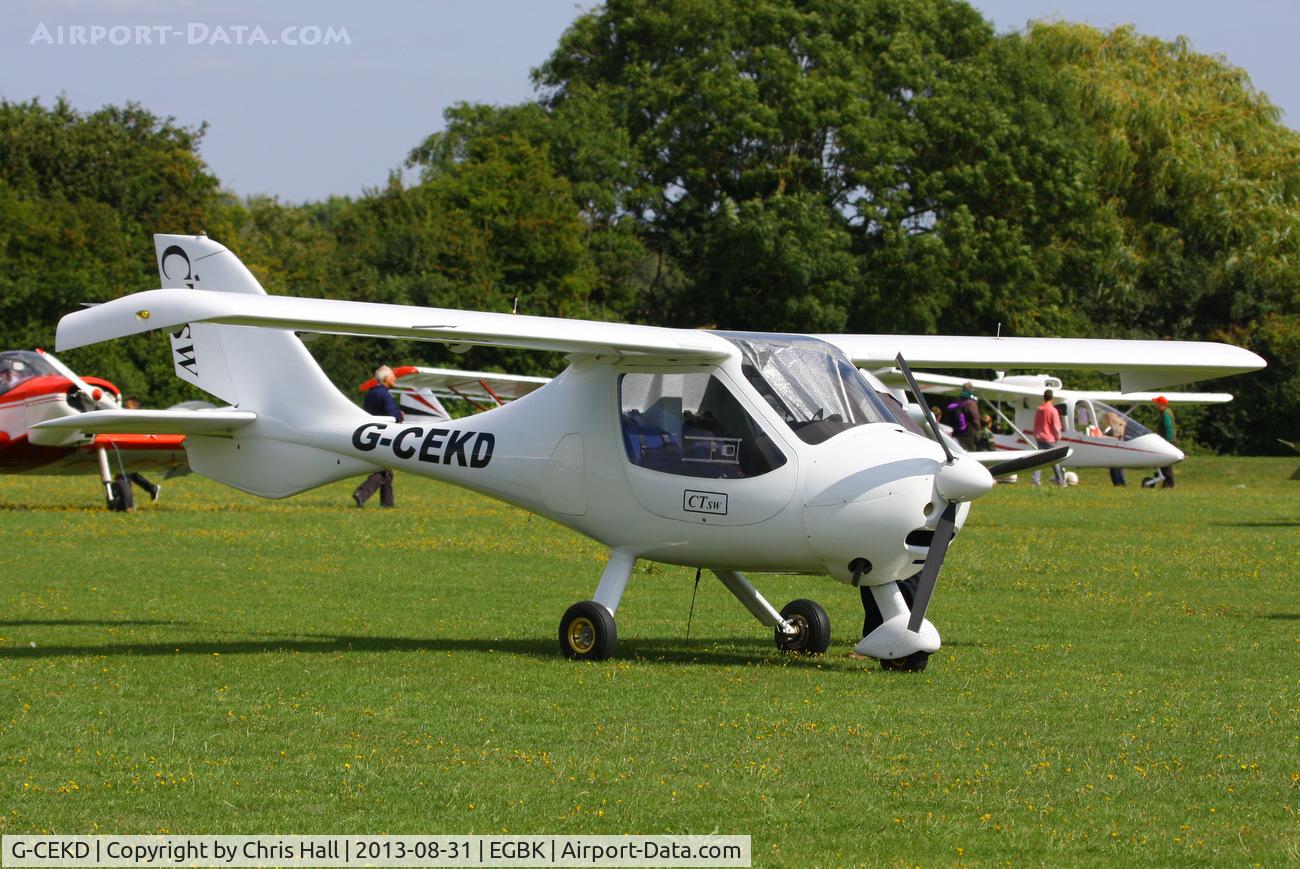 G-CEKD, 2007 Flight Design CTSW C/N 8255, at the LAA Rally 2013, Sywell