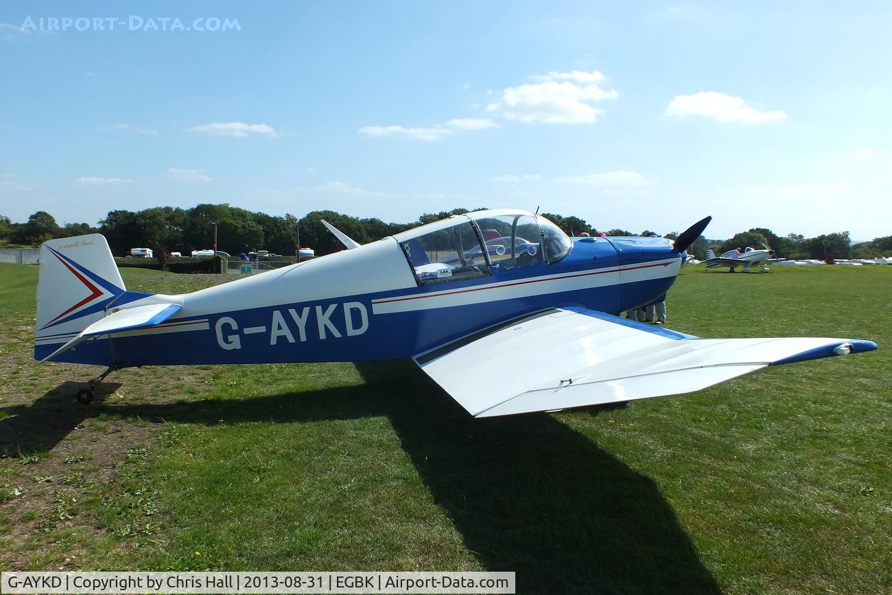 G-AYKD, 1962 Jodel DR-1050 Ambassadeur C/N 351, at the LAA Rally 2013, Sywell