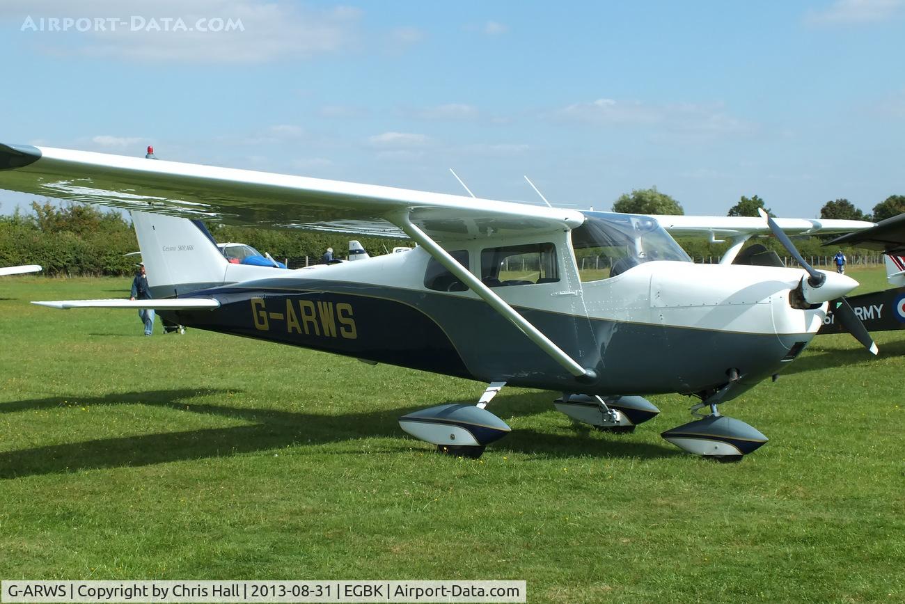 G-ARWS, 1962 Cessna 175C Skylark C/N 17557102, at the LAA Rally 2013, Sywell