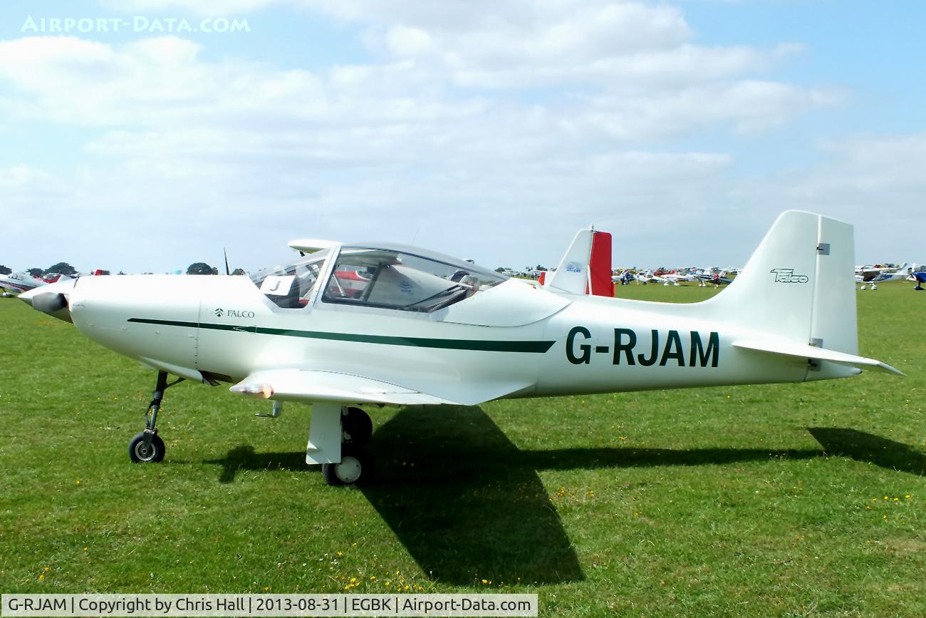 G-RJAM, 2012 Frati F-8L Falco C/N PFA 100-11665, at the LAA Rally 2013, Sywell