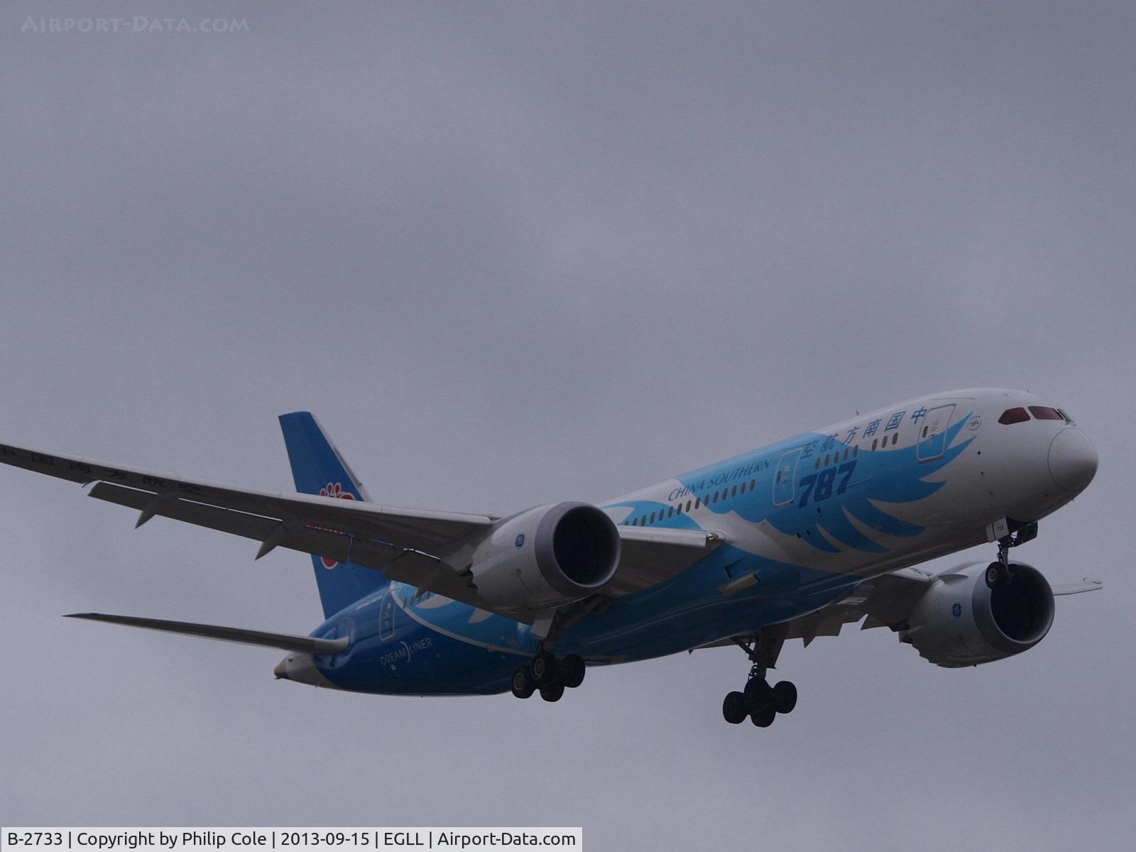 B-2733, 2013 Boeing 787-8 Dreamliner C/N 34927, First time visitor