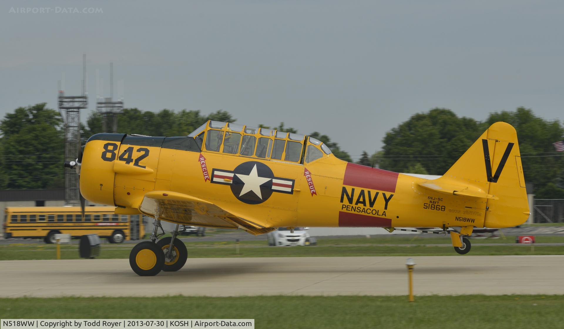 N518WW, North American SNJ-5C Texan Texan C/N 88-14866, Airventure 2013