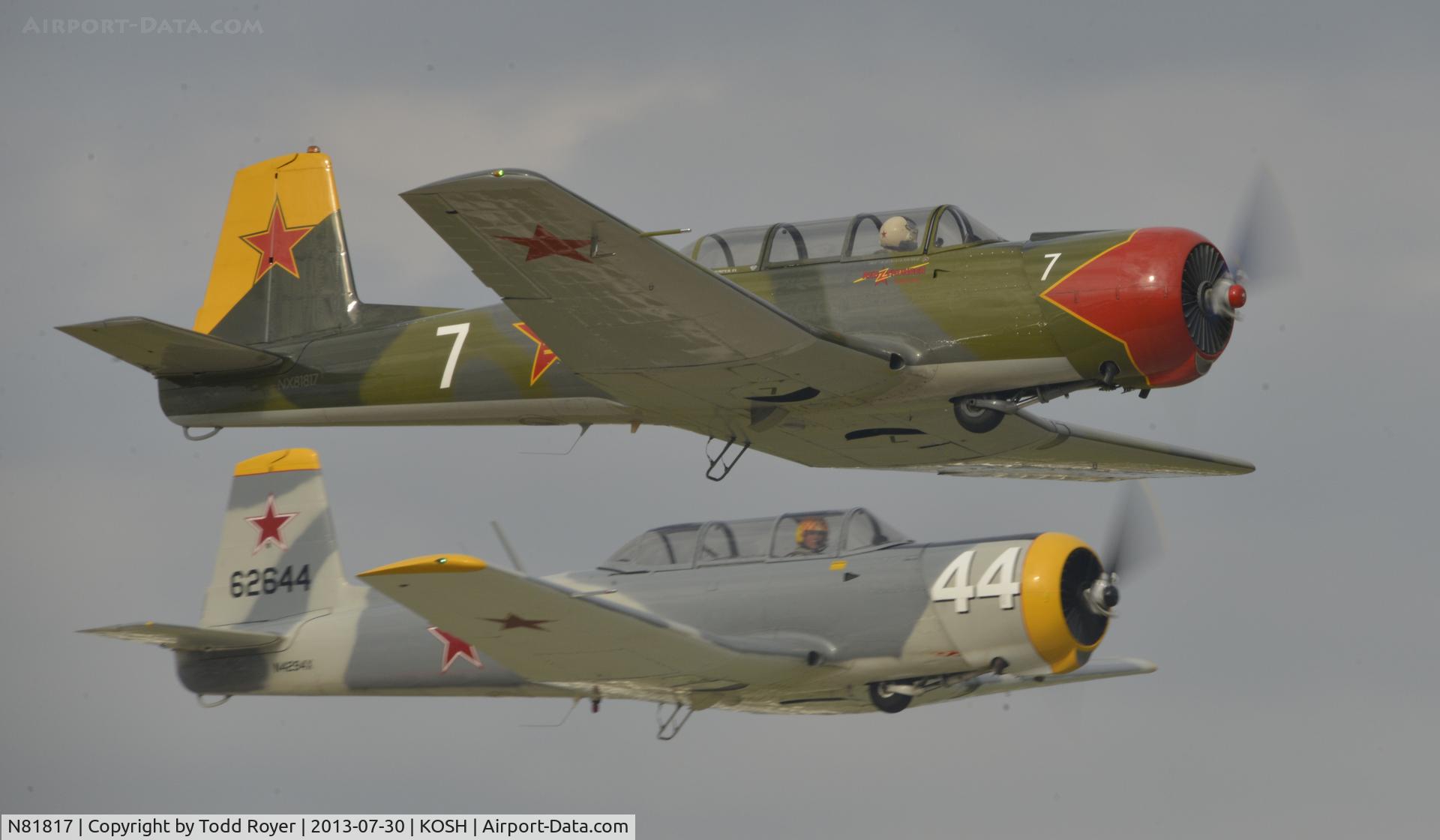 N81817, 1972 Nanchang CJ-6A C/N 2851260, Airventure 2013