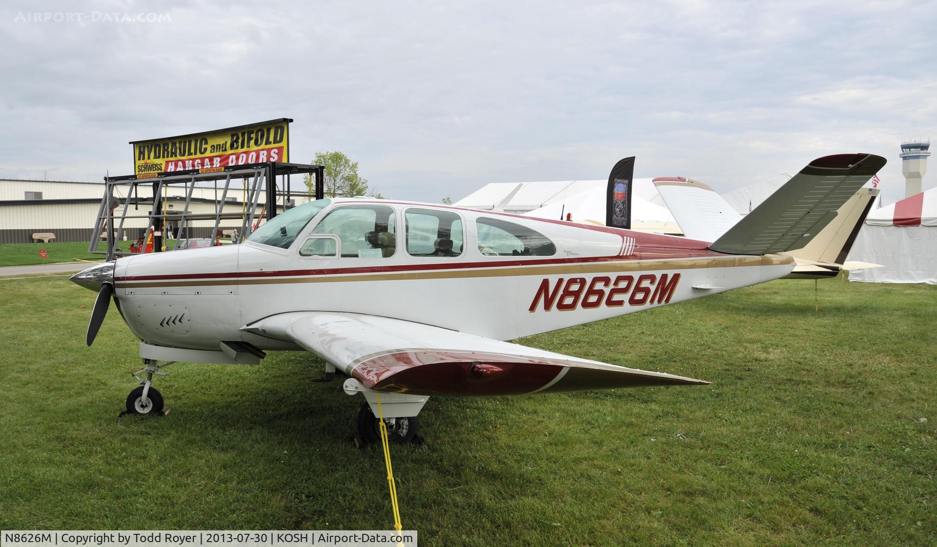 N8626M, 1963 Beech P35 Bonanza C/N D-7242, Airventure 2013