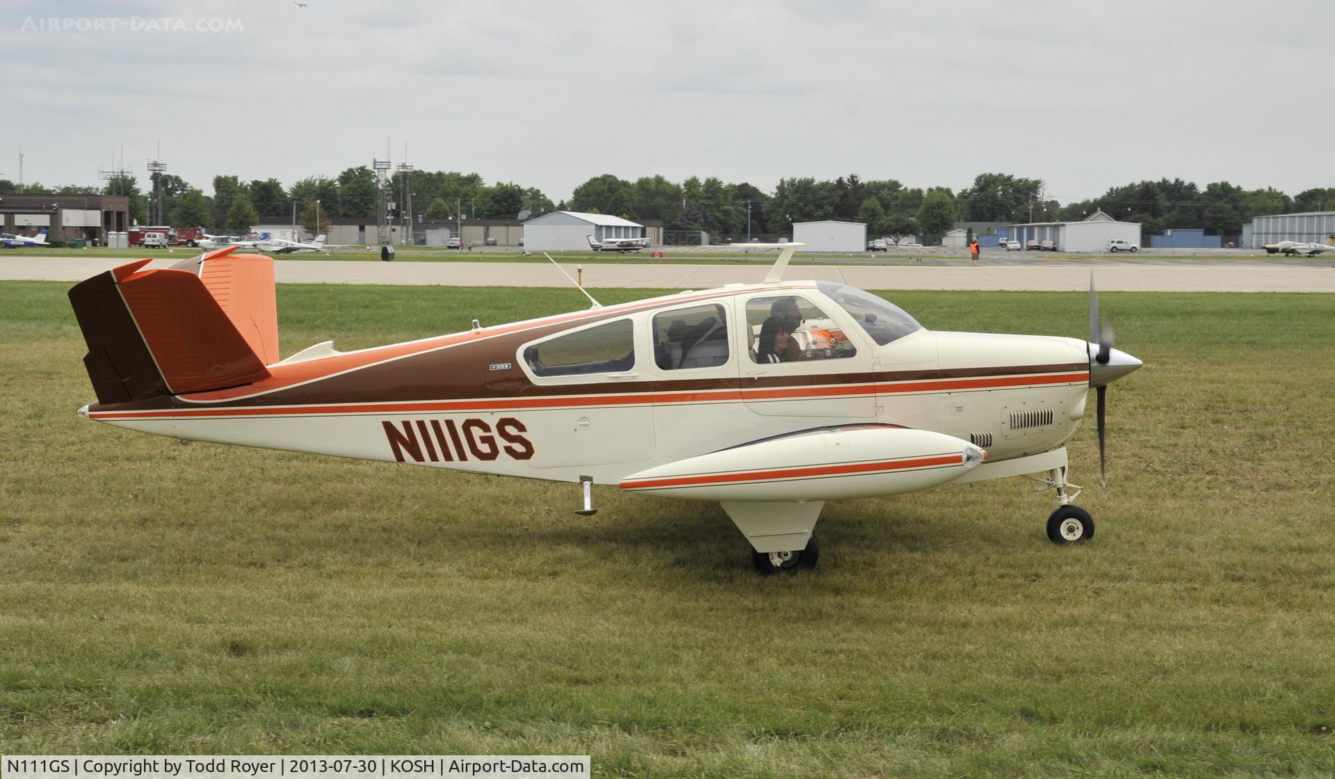 N111GS, 1968 Beech V35A Bonanza C/N D-8780, Airventure 2013