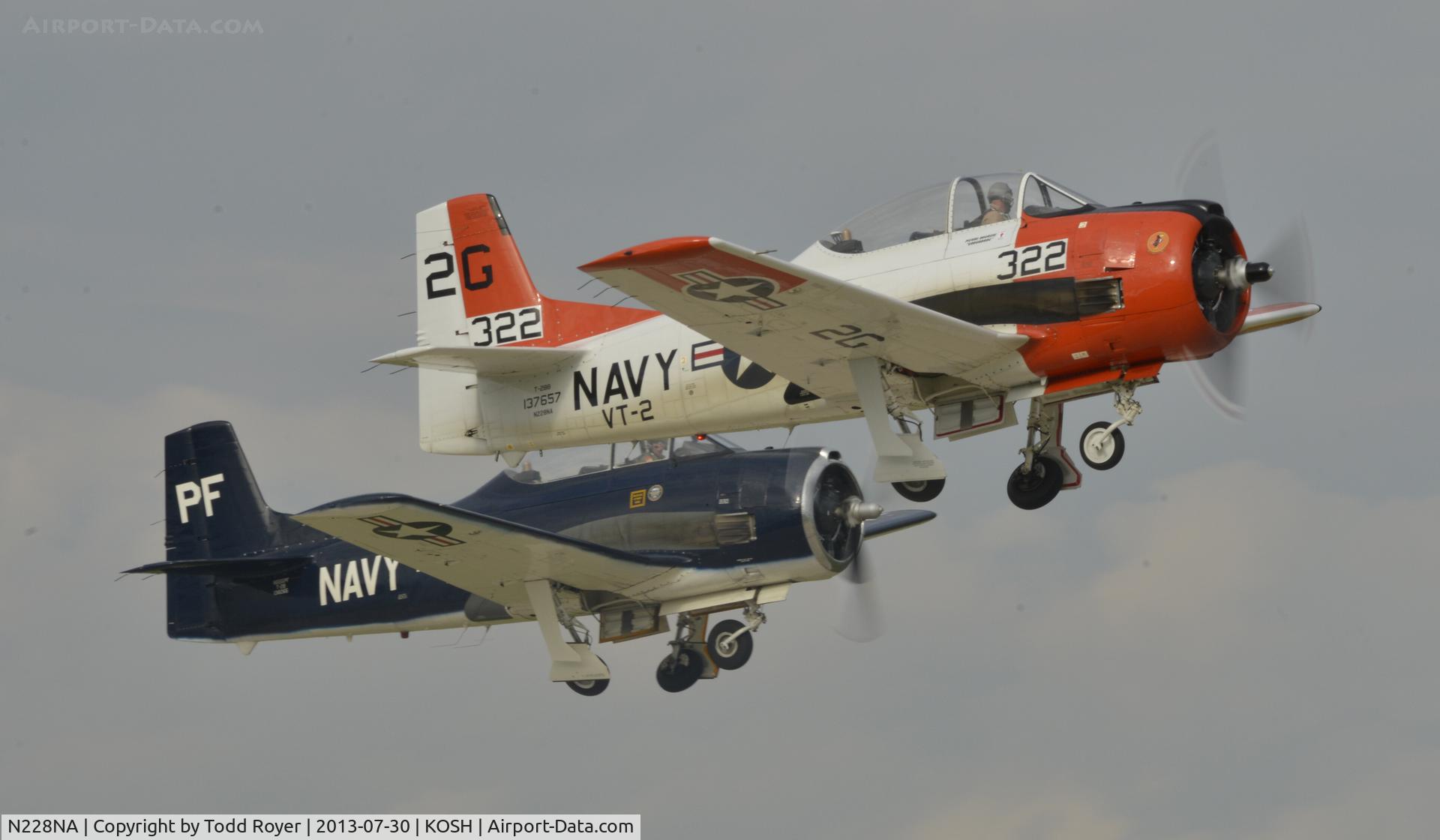 N228NA, North American T-28B Trojan C/N 200-20 (137657), Airventure 2013