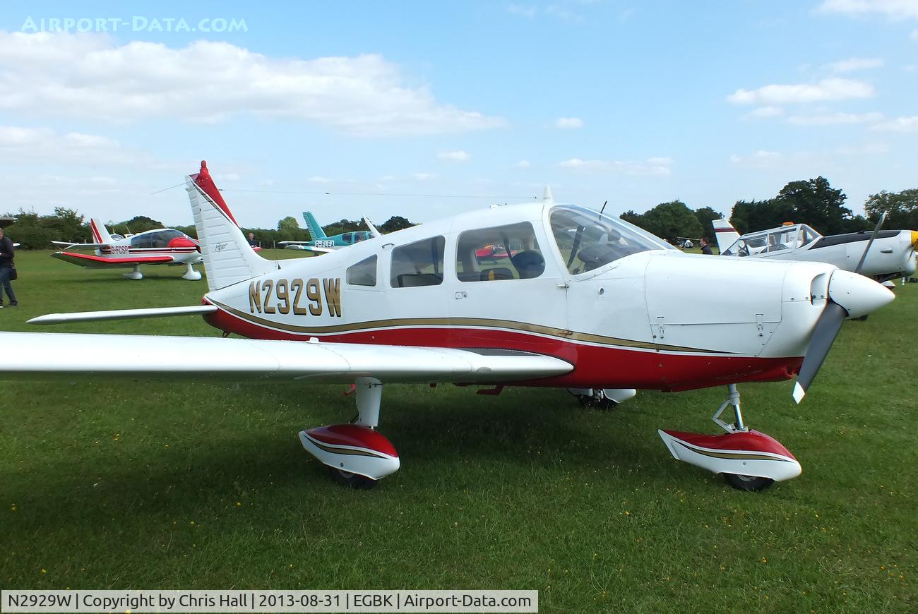 N2929W, 1974 Piper PA-28-151 Cherokee Warrior C/N 28-7415457, at the LAA Rally 2013, Sywell