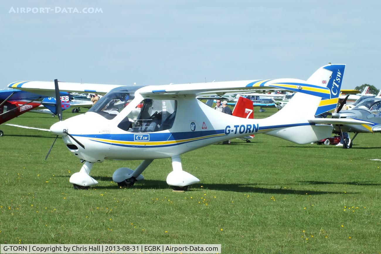 G-TORN, 2006 Flight Design CTSW C/N 8189, at the LAA Rally 2013, Sywell