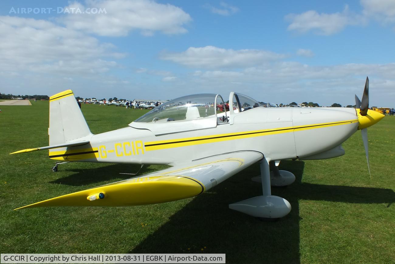 G-CCIR, 2003 Vans RV-8 C/N PFA 303-13732, at the LAA Rally 2013, Sywell