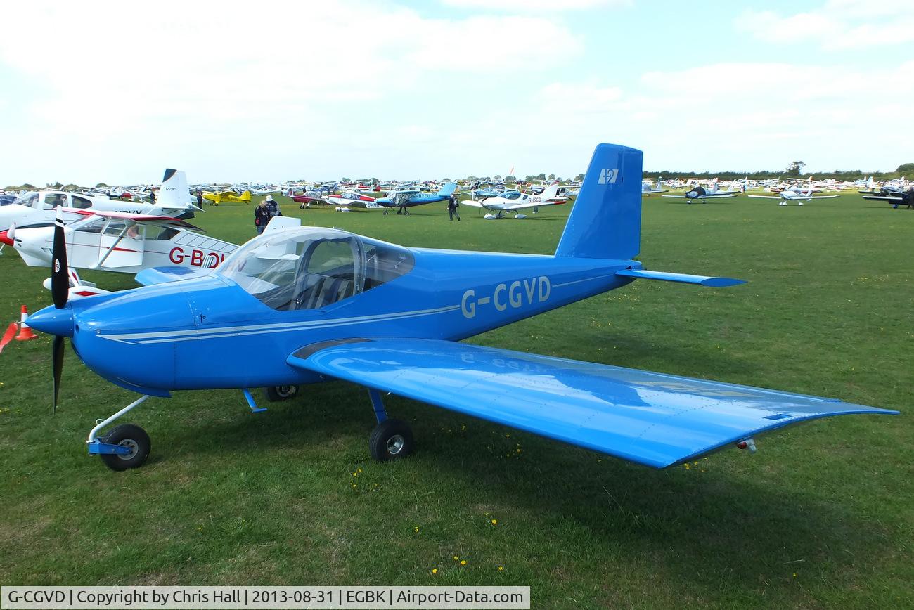 G-CGVD, 2011 Vans RV-12 C/N LAA 363-15005, at the LAA Rally 2013, Sywell