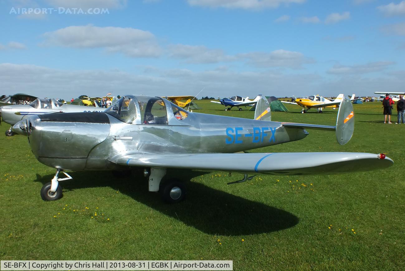 SE-BFX, 1947 Erco 415D Ercoupe C/N 4413, at the LAA Rally 2013, Sywell