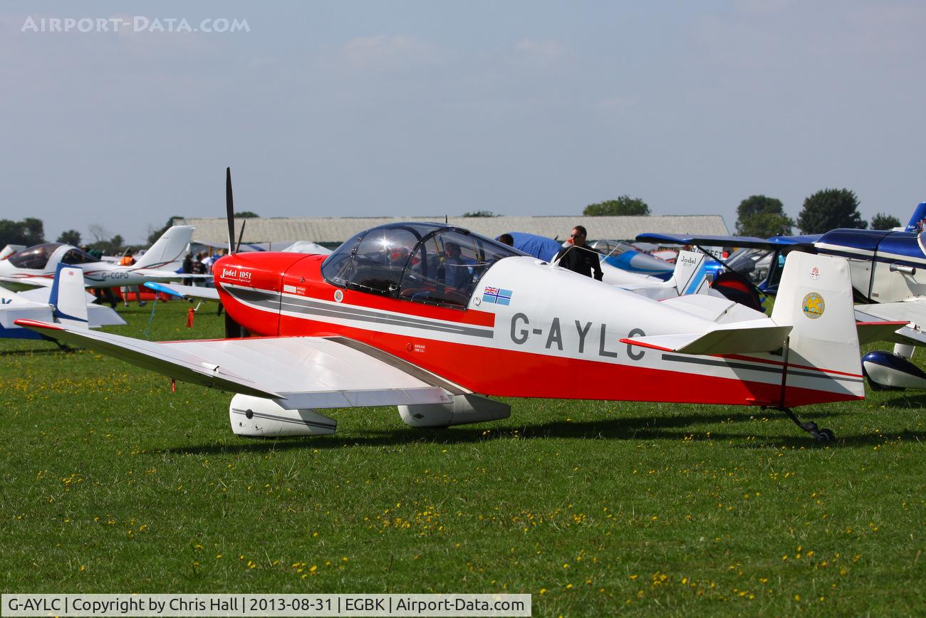 G-AYLC, 1964 CEA Jodel DR-1051 Ambassadeur C/N 536, at the LAA Rally 2013, Sywell