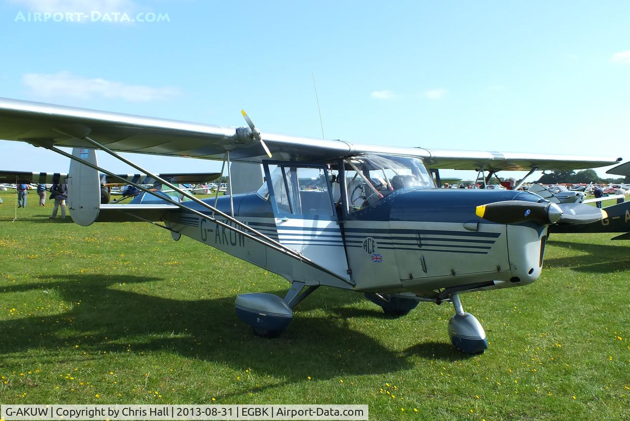 G-AKUW, 1948 Chrislea CH-3 Super Ace 2 C/N 105, at the LAA Rally 2013, Sywell