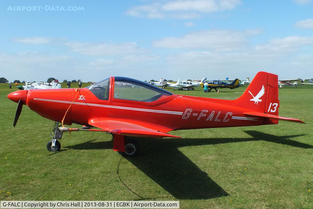 G-FALC, 1961 Aviamilano F-8L Falco Series 3 C/N 224, at the LAA Rally 2013, Sywell