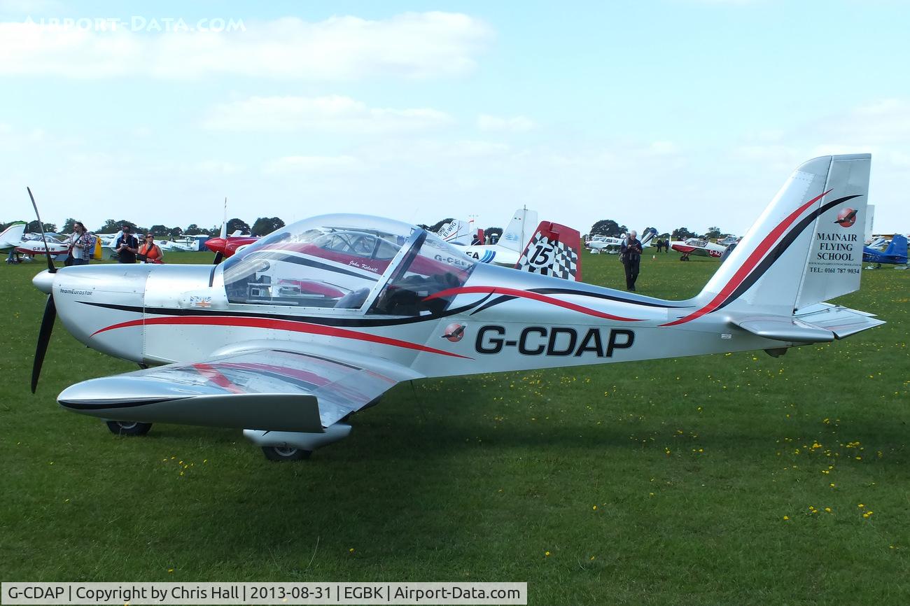 G-CDAP, 2004 Aerotechnik EV-97 TeamEurostar UK C/N 2114, at the LAA Rally 2013, Sywell