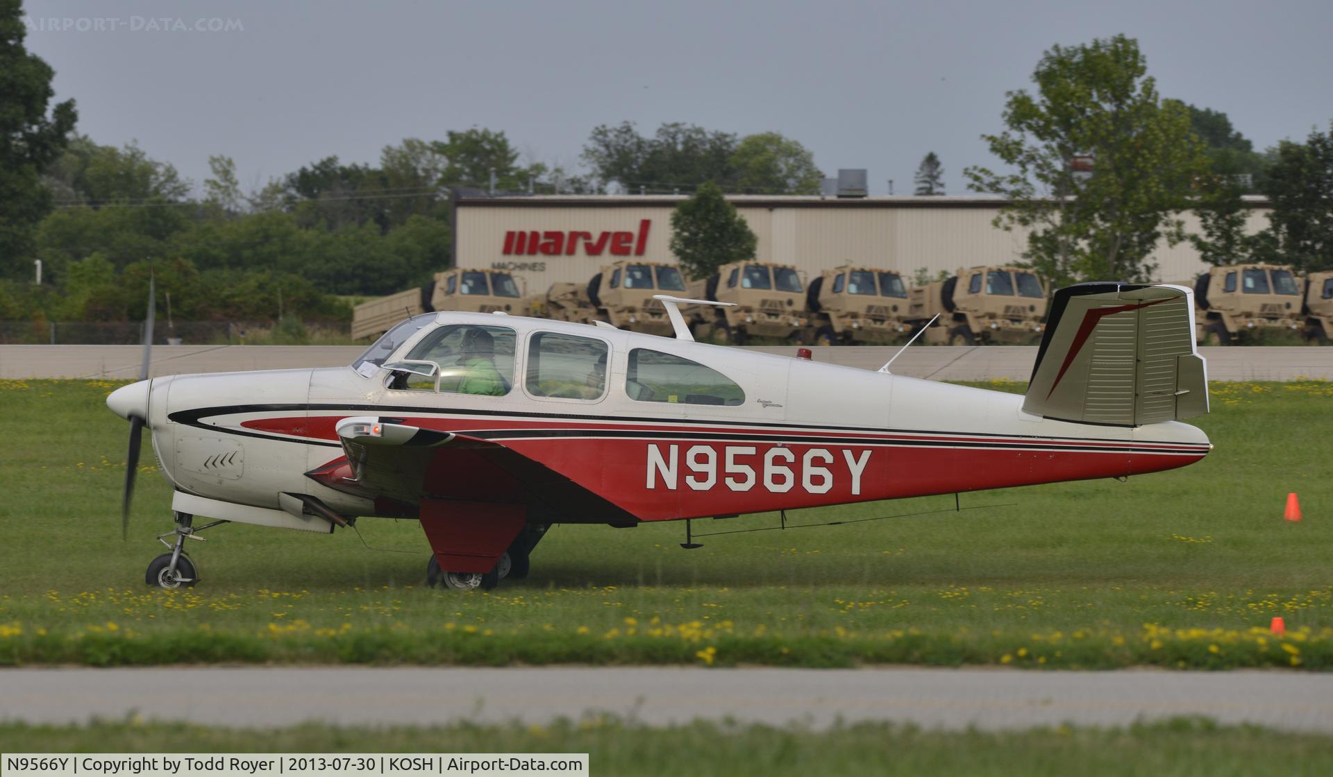 N9566Y, 1962 Beech P35 Bonanza C/N D-7041, Airventure 2013