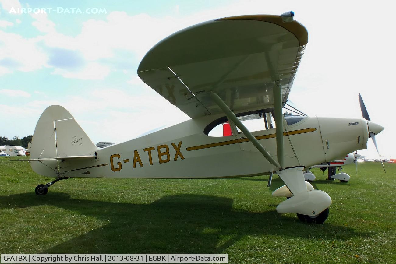 G-ATBX, 1952 Piper PA-20-135 Pacer Pacer C/N 20-904, at the LAA Rally 2013, Sywell