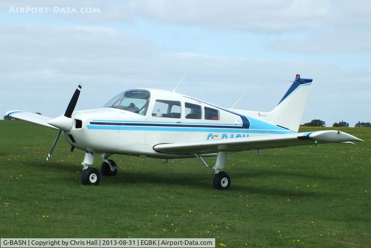 G-BASN, 1973 Beech C23 Sundowner 180 Sundowner 180 C/N M-1476, at the LAA Rally 2013, Sywell
