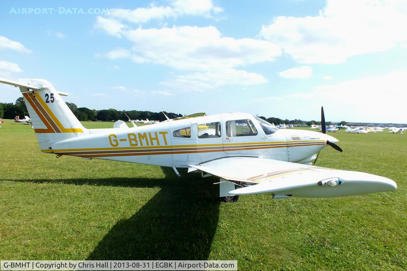 G-BMHT, 1981 Piper PA-28RT-201T Turbo Arrow IV C/N 28R-8231010, at the LAA Rally 2013, Sywell