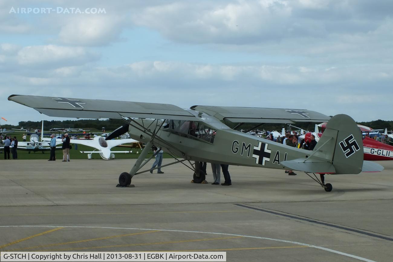 G-STCH, 1942 Fieseler Fi-156A-1 Storch C/N 2088, at the LAA Rally 2013, Sywell