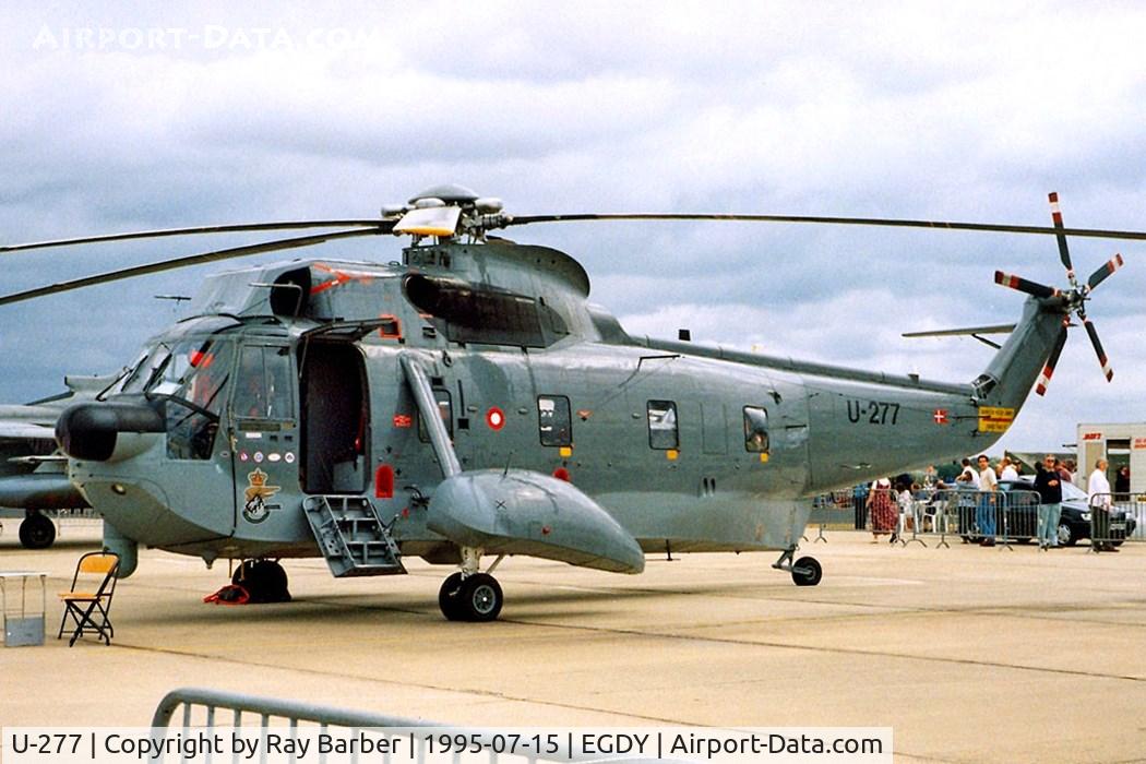U-277, Sikorsky S-61A C/N 61277, Sikorsky S-61A-1 Sea King [61277] (Royal Danish Air Force) RNAS Yeovilton~G 15/07/1995