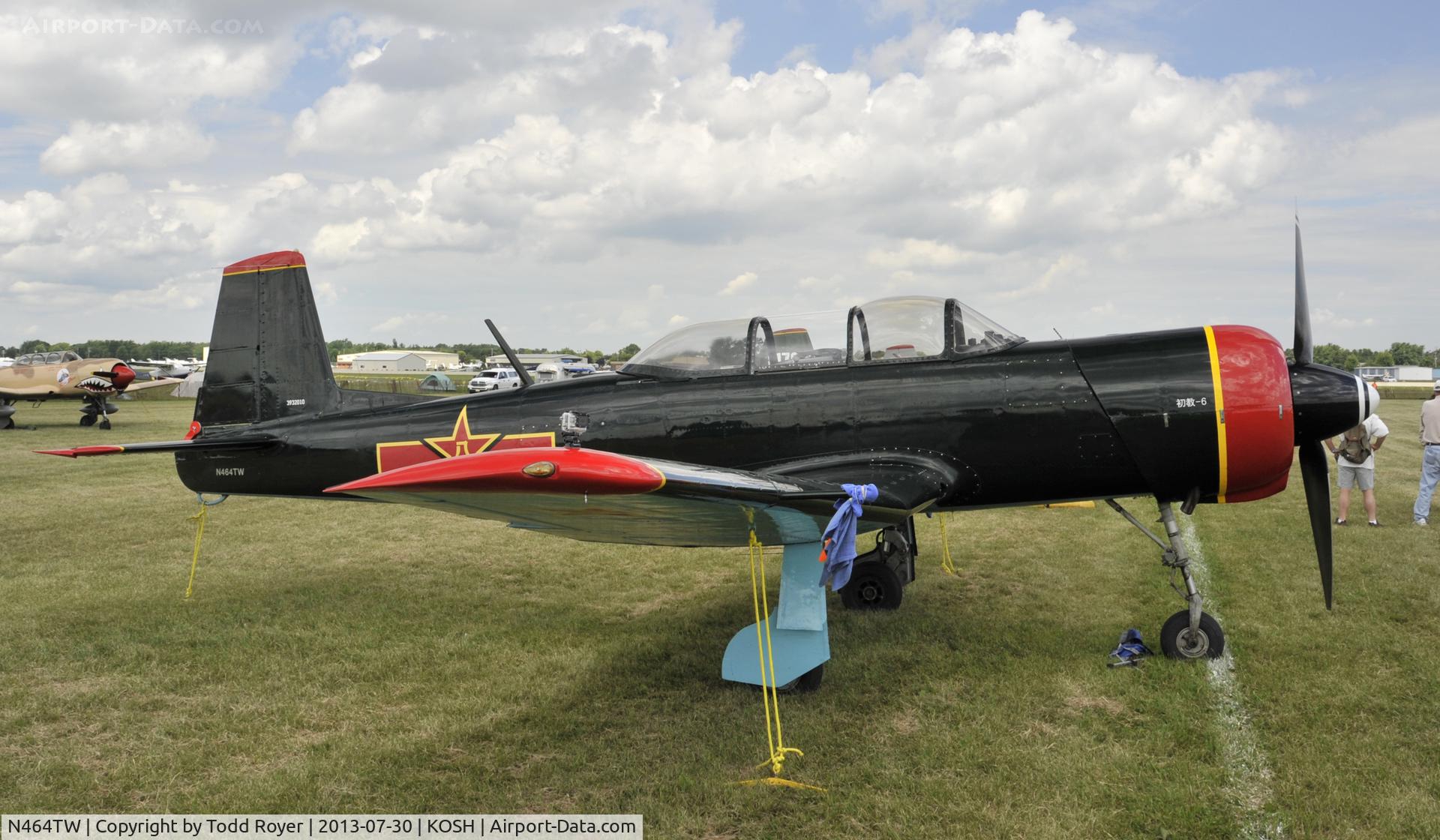 N464TW, 1983 Nanchang CJ-6A C/N 3932010, Airventure 2013
