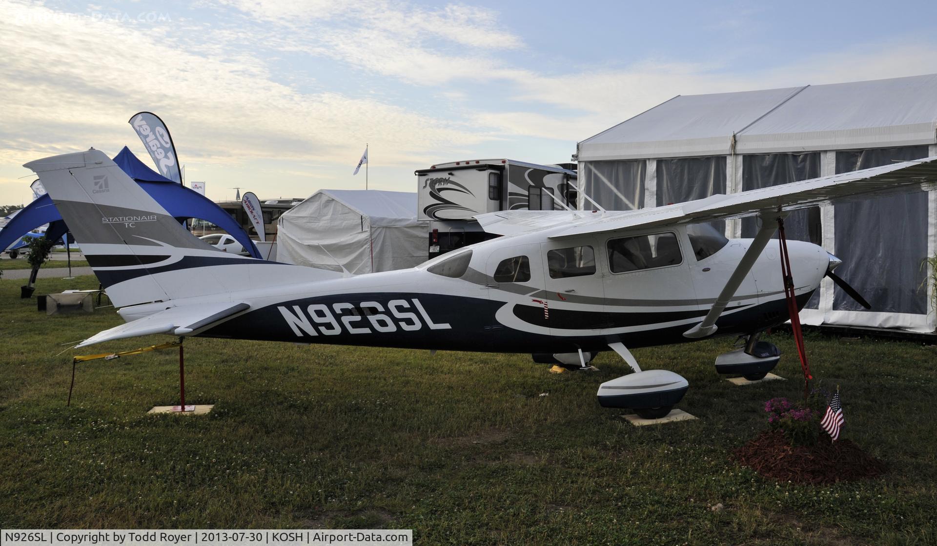N926SL, Cessna T206H Turbo Stationair C/N T20608902, Airventure 2013