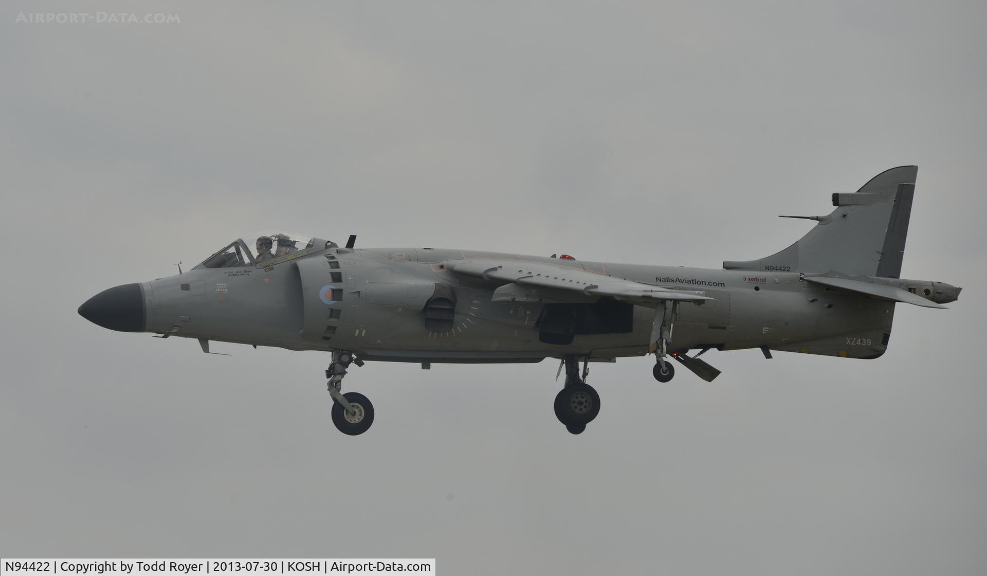 N94422, 1979 British Aerospace Sea Harrier F/A.2 C/N 41H-912002/DB2, Airventure 2013